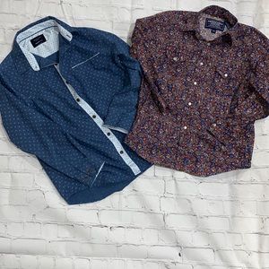 Boys button up shirts